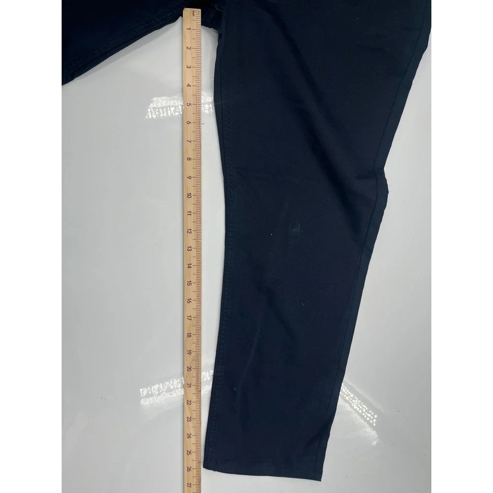 Banana Republic Travel Slim Mens Navy Blue 5-Pocket Pants 38x30